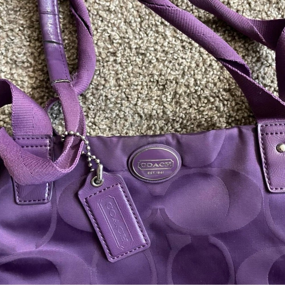 Coach Getaway Signature Nylon Packable Weekender - Picture 4 of 5